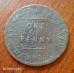 Australische one pennytoken Brisbane Stewart & Hemmant, 1862, Losse munt, Verzenden