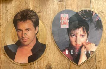2 Shaped Picture Discs Don Johnson - REGINA beschikbaar voor biedingen