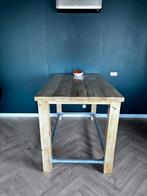 Robuuste statafel, bartafels, stamtafel, Ophalen, 200 cm of meer, 50 tot 100 cm, Zo goed als nieuw