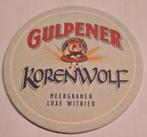 Bierviltje:Gulpener Korenwolf, Ophalen of Verzenden, Zo goed als nieuw, Viltje(s), Overige merken