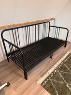 IKEA FYRESDAL bedbank / uitschuifbed, Ophalen, Eenpersoons, Zwart, Zo goed als nieuw