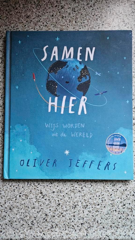 Nieuw boek: Samen Hier - Oliver Jeffers, Boeken, Kinderboeken | Baby's en Peuters, Zo goed als nieuw, 3 tot 4 jaar, Ophalen of Verzenden