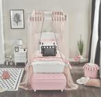 Lora hemelbed twijfelaar - 120x200 - Wit, Kinderen en Baby's, Kinderkamer | Bedden