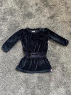 Donkerblauw velvet jurkje Z8 maat 50, Meisje, Jurkje of Rokje, Z8, Ophalen of Verzenden