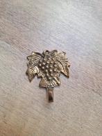 Vintage Messing Wandhaak Druif, Antiek en Kunst, Antiek | Woonaccessoires, Ophalen of Verzenden
