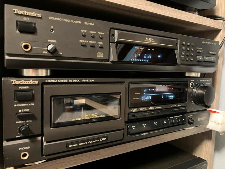 Technics Stereo Set: Versterker, Radio, CD, Cassette, Audio, Tv en Foto, Stereo-sets, Zo goed als nieuw, Cassettedeck, Cd-speler