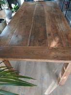 Mooie oude tafel, Huis en Inrichting, Tafels | Eettafels, Ophalen, Gebruikt, 100 tot 150 cm, 200 cm of meer