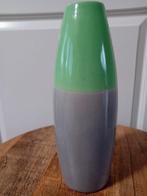 Groen /grijs geglazuurde vaas, Ophalen, 50 tot 75 cm, Aardewerk of Porselein, Zo goed als nieuw