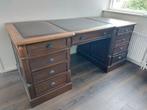 Massief houten Engels Bureau Chesterfield, Huis en Inrichting, Bureaus, Ophalen, Gebruikt, Bureau