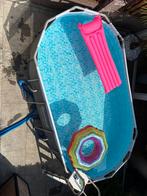 Zwembad met warmtepomp, filter, Ophalen, Opzetzwembad, Rechthoekig, Minder dan 80 cm