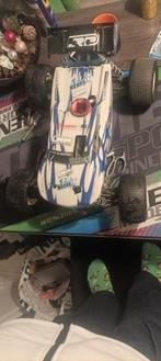LRP RC Nitro auto Truggy 1/8 met Axial .28 motor, Ophalen of Verzenden, Gebruikt, Nitro