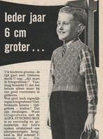 retro reclame 1952 Agfa fotofilm jongen groeit als kool, Verzenden, Overige typen