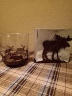 KERST  Servethouder & Waxinelichthouder Rendier 80/90, Antiek en Kunst, Curiosa en Brocante, Ophalen of Verzenden