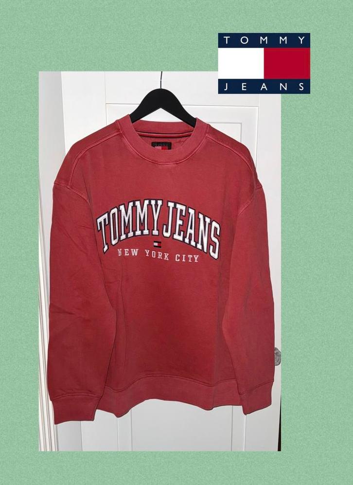 Trui (Tommy Jeans), Kleding | Heren, Truien en Vesten, Nieuw, Maat 48/50 (M), Rood, Ophalen of Verzenden