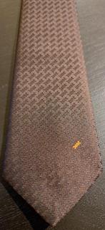 Nedlloyd Stropdas bruin met doorlopende logo's en 1 oranje, Ophalen of Verzenden, Nieuw, Gebruiksvoorwerp
