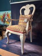 Barok Stoel, Nieuw Gestoffeerd met Missoni Stof, Huis en Inrichting, Fauteuils, Ophalen, Minder dan 75 cm, Nieuw, 50 tot 75 cm