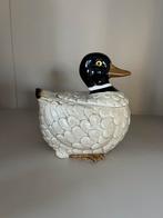 Retro Keramieken Eend Voorraadpot Decoratief en Functioneel, Antiek en Kunst, Ophalen of Verzenden