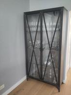 Vitrinekast, Huis en Inrichting, Kasten | Vitrinekasten, Ophalen, Met deur(en), 50 tot 100 cm, Zo goed als nieuw