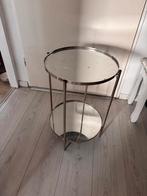 Ronde spiegeltafel van action, Huis en Inrichting, Ophalen, Minder dan 55 cm, Rond, Zo goed als nieuw