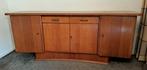 Mooi vintage dressoir, teakhout, 210x45-55x85 cm, jaren '60, Huis en Inrichting, Kasten | Dressoirs, Ophalen, Teakhout, Zo goed als nieuw