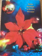 Prettige kerstdagen - kerstster en gouden ballen - 1985, Verzenden, 1980 tot heden, Gelopen, Overige thema's