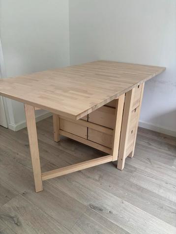 IKEA NORDEN Uitschuiftafel + 4 Stoelen beschikbaar voor biedingen