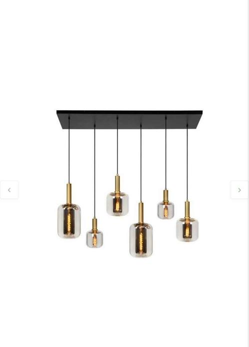 Lucide hanglamp zwart met goud, Huis en Inrichting, Lampen | Hanglampen, Zo goed als nieuw, Ophalen
