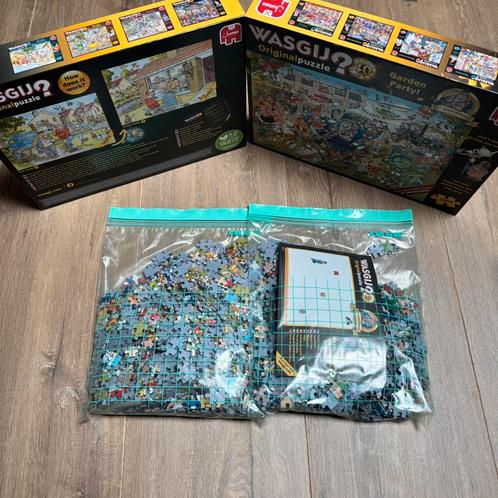 Wasgij Puzzel Garden Party - 40e editie., Hobby en Vrije tijd, Denksport en Puzzels, Zo goed als nieuw, Ophalen of Verzenden
