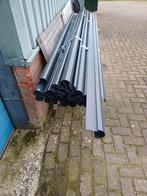 50m Grijze Aluminium Daktrim - Getrommeld, Doe-het-zelf en Verbouw, Ophalen, Nieuw, Aluminium