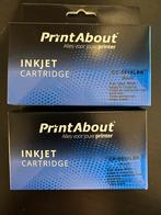 2 zwarte PrintAbout cartridges voor Canon, Ophalen of Verzenden, Nieuw, Cartridge