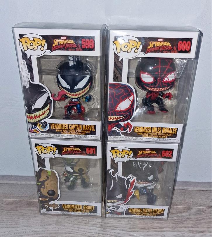 Funko Pop! Marvel Spiderman [Maximum Venom] SET, Verzamelen, Poppetjes en Figuurtjes, Nieuw, Ophalen of Verzenden