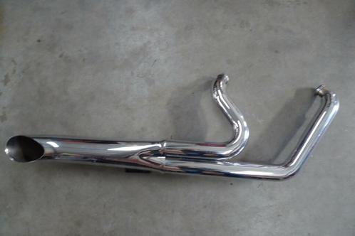 Uitlaat compleet 2in1 slashcut flstf/c, Motoren, Onderdelen | Harley-Davidson, Gebruikt, Ophalen