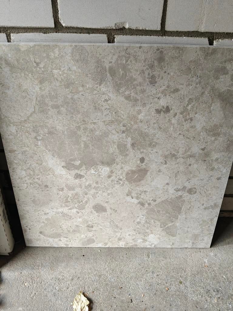 Kiezel patroon tegel 60 x 60 cm, Ophalen, 60 cm of meer, Nieuw, Minder dan 5 m²