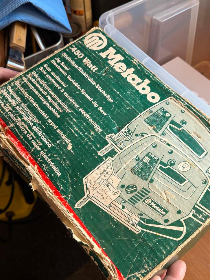 Metabo Decoupeerzaag, Doe-het-zelf en Verbouw, Gereedschap | Zaagmachines, Gebruikt, Decoupeerzaag, Minder dan 600 watt, 30 tot 70 mm