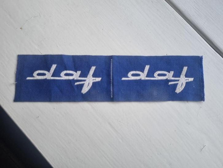 DAF badge insigne overall garage opnaai embleem, Verzamelen, Automerken, Motoren en Formule 1, Nieuw, Auto's, Ophalen
