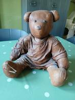 Vintage leren teddybeer, Antiek en Kunst, Ophalen of Verzenden