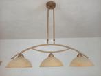 Hanglamp met 2 bijpassende wandlampen, Ophalen, Zo goed als nieuw, Glas, Minder dan 50 cm
