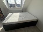 BRIMNES bed frame and matress with storage, 140x200 cm, Huis en Inrichting, Slaapkamer | Bedden, Ophalen, Tweepersoons, 140 cm