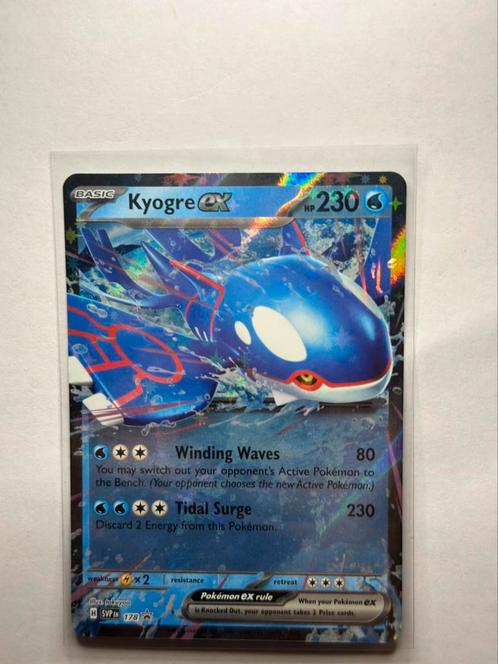 Pokemon Kyogre EX (178), Hobby en Vrije tijd, Verzamelkaartspellen | Pokémon, Zo goed als nieuw, Losse kaart, Ophalen of Verzenden