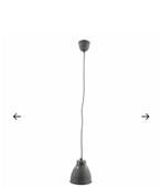 Hanglamp donkergrijs Clayre & Eef, Ophalen of Verzenden, Nieuw, Metaal, Minder dan 50 cm