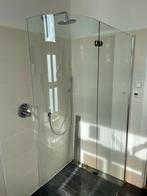 Inloop douchewand incl bocht (130x200, 8mm dik), Ophalen, Zo goed als nieuw