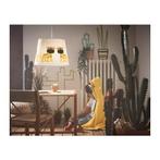 Leuke kinder hanglamp met leeuwen motief kinderkamer lamp, Stof, Ophalen of Verzenden, Zo goed als nieuw, Minder dan 50 cm