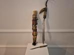 Mandon Dayak uit Indonesië met tanden, Antiek en Kunst, Kunst | Niet-Westerse kunst, Ophalen of Verzenden