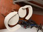 Eetkamerstoelen, Huis en Inrichting, Stoelen, Ophalen, Gebruikt, Twee, Teddy stof