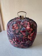 NIEUWSTAAT theemuts - theebeurs met knipsluiting PAARSE tint, Ophalen of Verzenden, Zo goed als nieuw