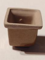 geglazuurde vierkante bloempot / Fennicole Miniatures, Verzamelen, Poppenhuizen en Toebehoren, Ophalen, Nieuw, Gebruiksvoorwerp