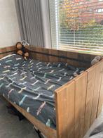 Steigerhouten Bedbank 90x200 - 1 Persoons, Kinderen en Baby's, Kinderkamer | Bedden, Ophalen, Zo goed als nieuw, 180 cm of meer