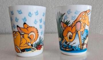 Twee Arcopal Bekers Bambi beschikbaar voor biedingen