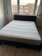 160x200 matras van Ikea + boxspring - GEBRUIKT, Ophalen, Gebruikt, Tweepersoons, 200 cm