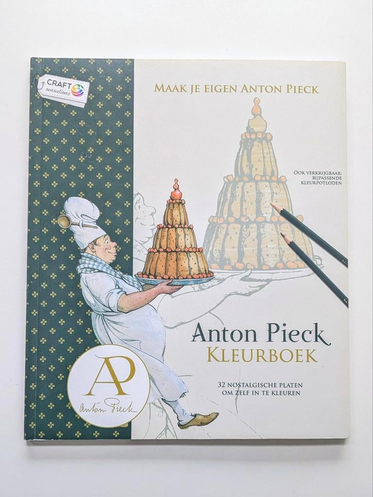 Anton Pieck Kleurboek - 32 Nostalgische Platen, Hobby en Vrije tijd, Tekenen, Ophalen of Verzenden, Zo goed als nieuw, Papier, Schets- of Tekenboek